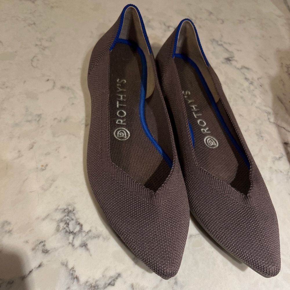 Rothy’s The Point Flat in Mink